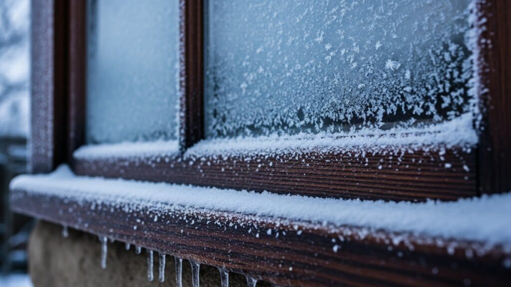 차갑게 식은 샤시 프레임을 근접 촬영한 실사 이미지